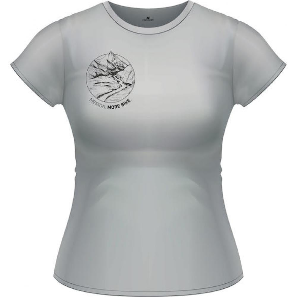 Merida T-Sirt MERIDA Mountain Edition Damen M Grau - atmungsaktives Funktionsshirt