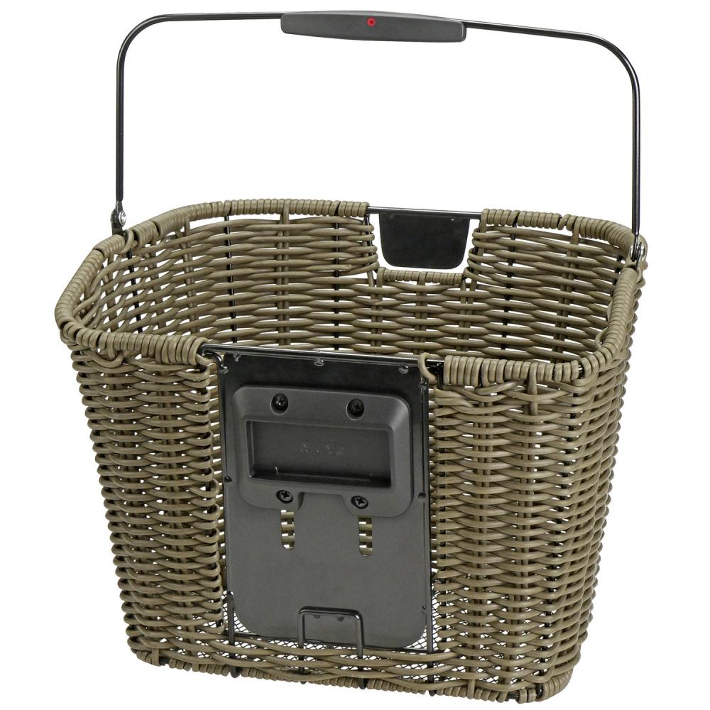 KLICKfix Fahrradkorb Structura Retro olive 25x34x27 cm