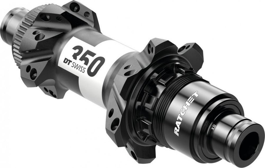 DT Swiss Nabe MTB HR 350 Straightpull 28 Loch Schwarz - zuverlässige Hinterradnabe für MTB