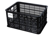 Basil Crate L Fahrradkiste 40 L schwarz aus Recycling-Kunststoff