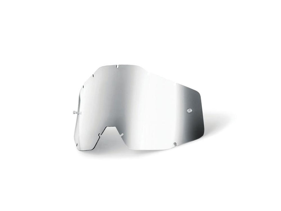 100% Gen 1 Replacement lens unis silver - verspiegelte Ersatzscheibe für MX/MTB-Brillen