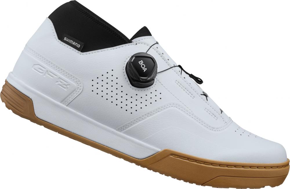SHIMANO Fahrradschuhe GF800 Herren/Damen MTB Flatpedal Größe 46 Weiß