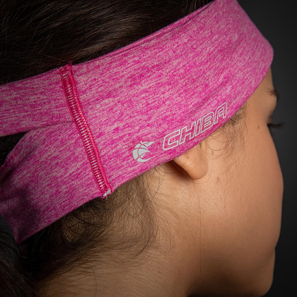 CHIBA Stirnband Pro Lady - S/M, pink, Thermostretch, reflektierend