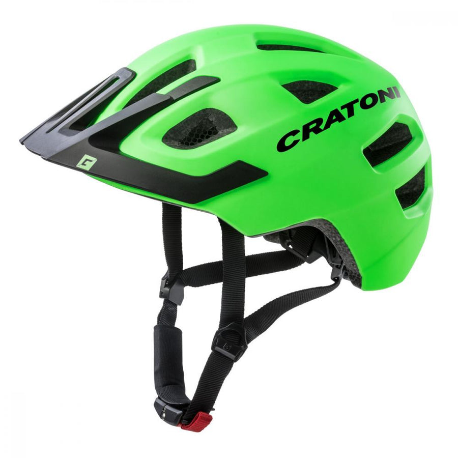 Cratoni Kinderhelm Maxster Pro Kid XS/S 46 bis 51cm lime schwarz matt