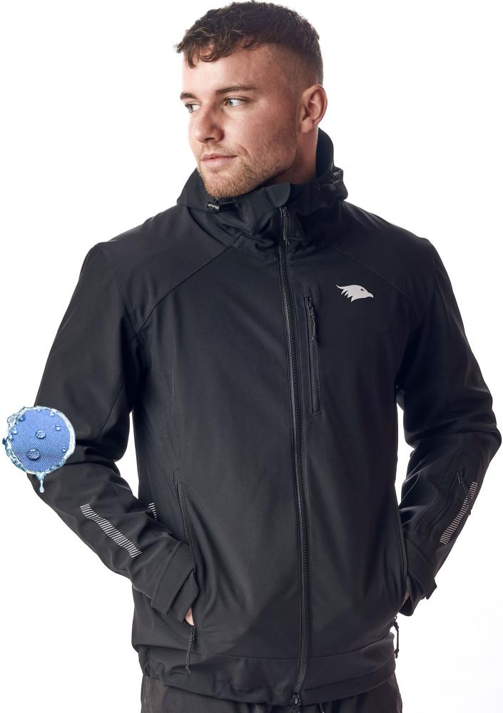 Valkental Jacke 3in1 Smart Jacket wasserdichte Jacke mit Fleece Zipp-In Herren XL schwarz
