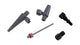 Zefal Ventiladapter-Set, 5-teilig, kompatibel mit AV, DV, SV, inklusive Ballnadel und Adapter für Luftmatratzen, ermöglicht flexibles Aufpumpen verschiedener Ventile