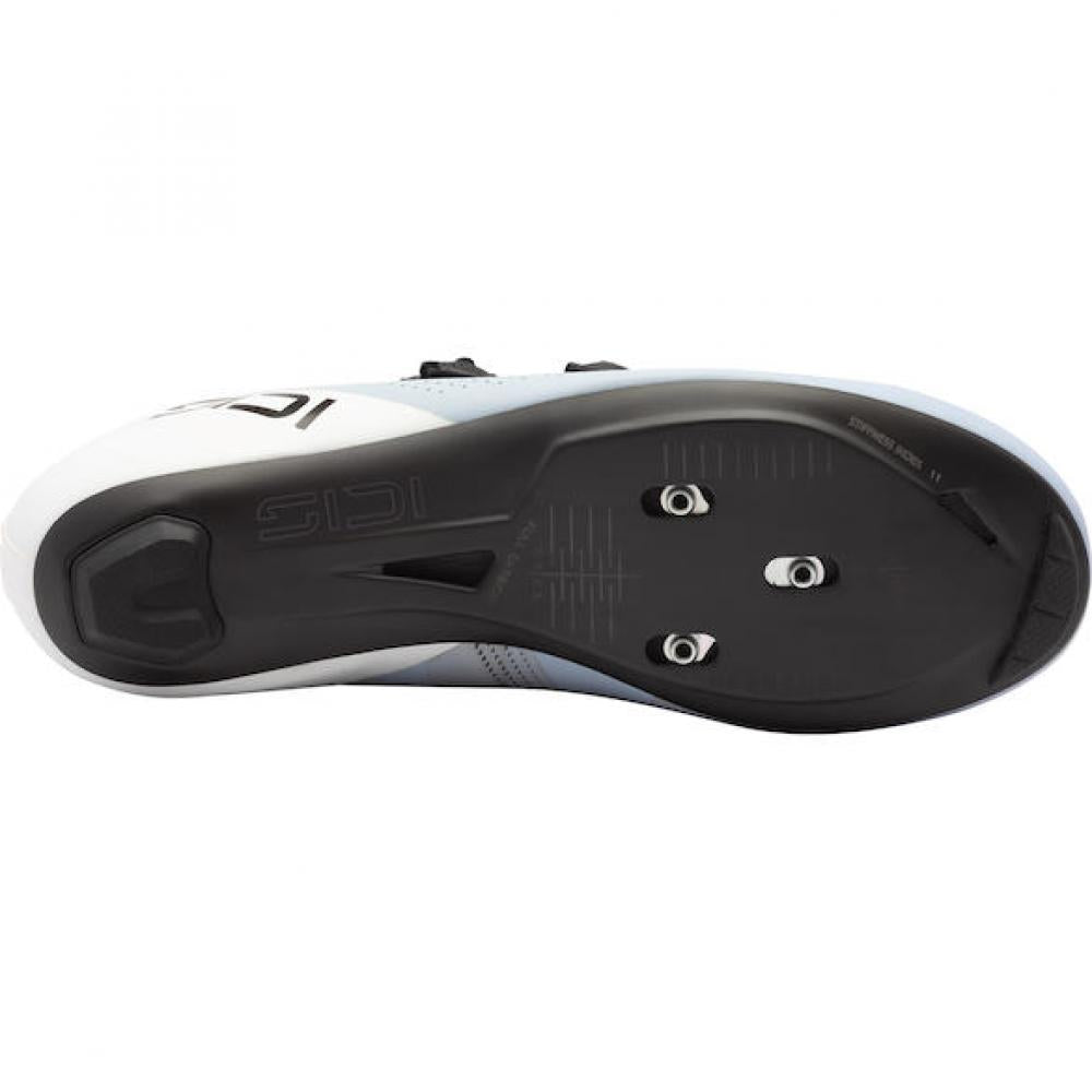 Sidi ROAD ERGO 6 sky grey Größe 48 Grau - steifer Carbon-Rennradschuh mit Präzisionsverschluss