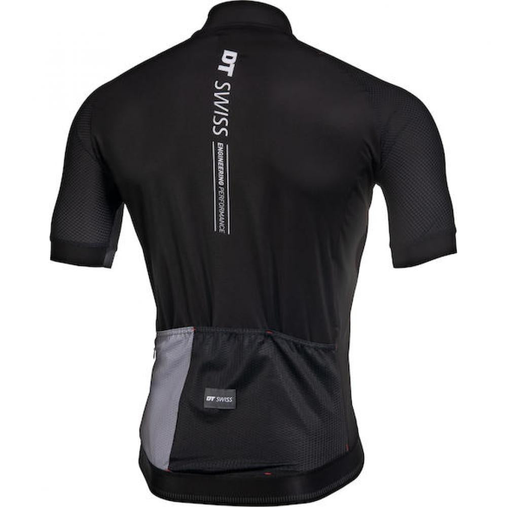 DT Swiss Trikot New Road schwarz S Schwarz - atmungsaktives Rennrad-Trikot für lange Touren