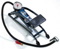 SKS Germany Picco Auto-Tretpumpe mit Manometer, Stahl, AV/SV/DV-kompatibel, max. 5 bar, blau