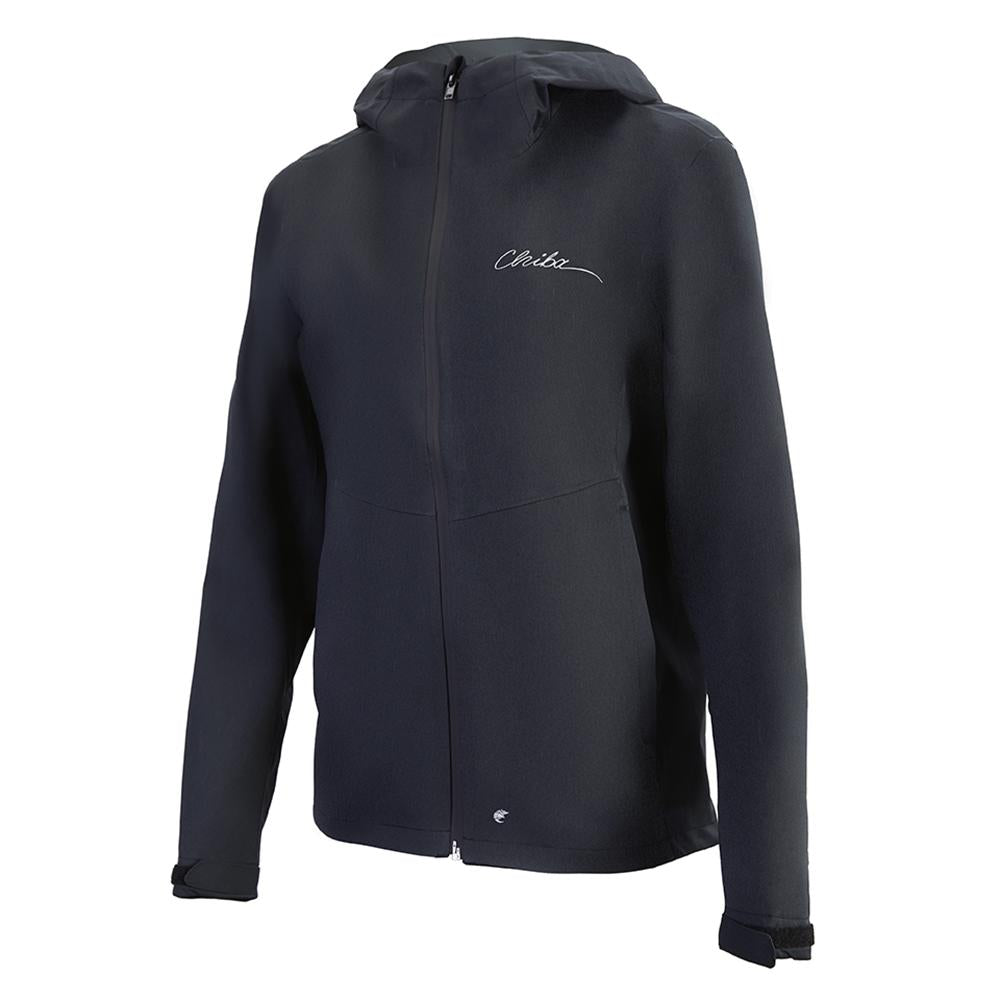 CHIBA Rainjacket Damen - wasserdicht, winddicht, atmungsaktiv, schwarz, Gr. L