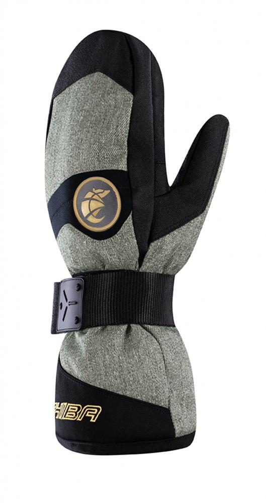 CHIBA Board Mitten - 100% wasserdicht, Primaloft Gold, Protektor, Gr. 6,5 olive/gold