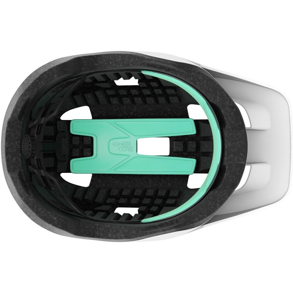 LAZER Helm Lupo KinetiCore MTB Matte White Unisize - sicherer Trail-Helm mit Komfort