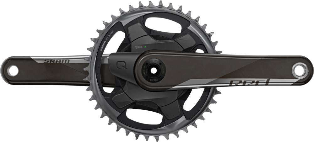 SRAM Kurbelgarnitur Quarq RED AXS 172,5 mm / 46T - präzise Leistungsmessung für Road