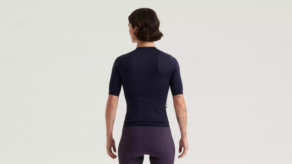 PRIME Damen Jersey Kurzarm Dunkelblau XS - Atmungsaktives Funktionsshirt für Sport und Freizeit - Trikot