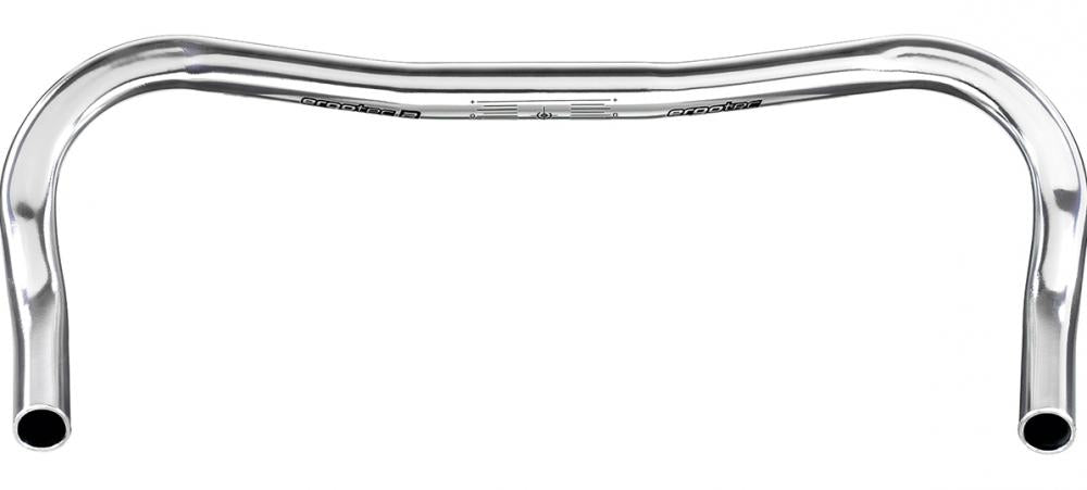 Ergotec Bügel Fixie Horn Bar Ø 25,4 mm 440 mm Höhe 0 mm 12° silber poliert