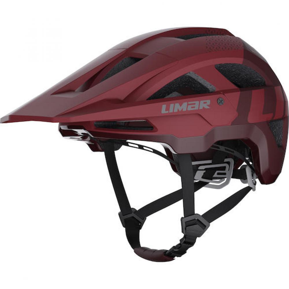 Limar Tonale Matt Amaranth M Rot - leichter All-Mountain & Enduro Fahrradhelm