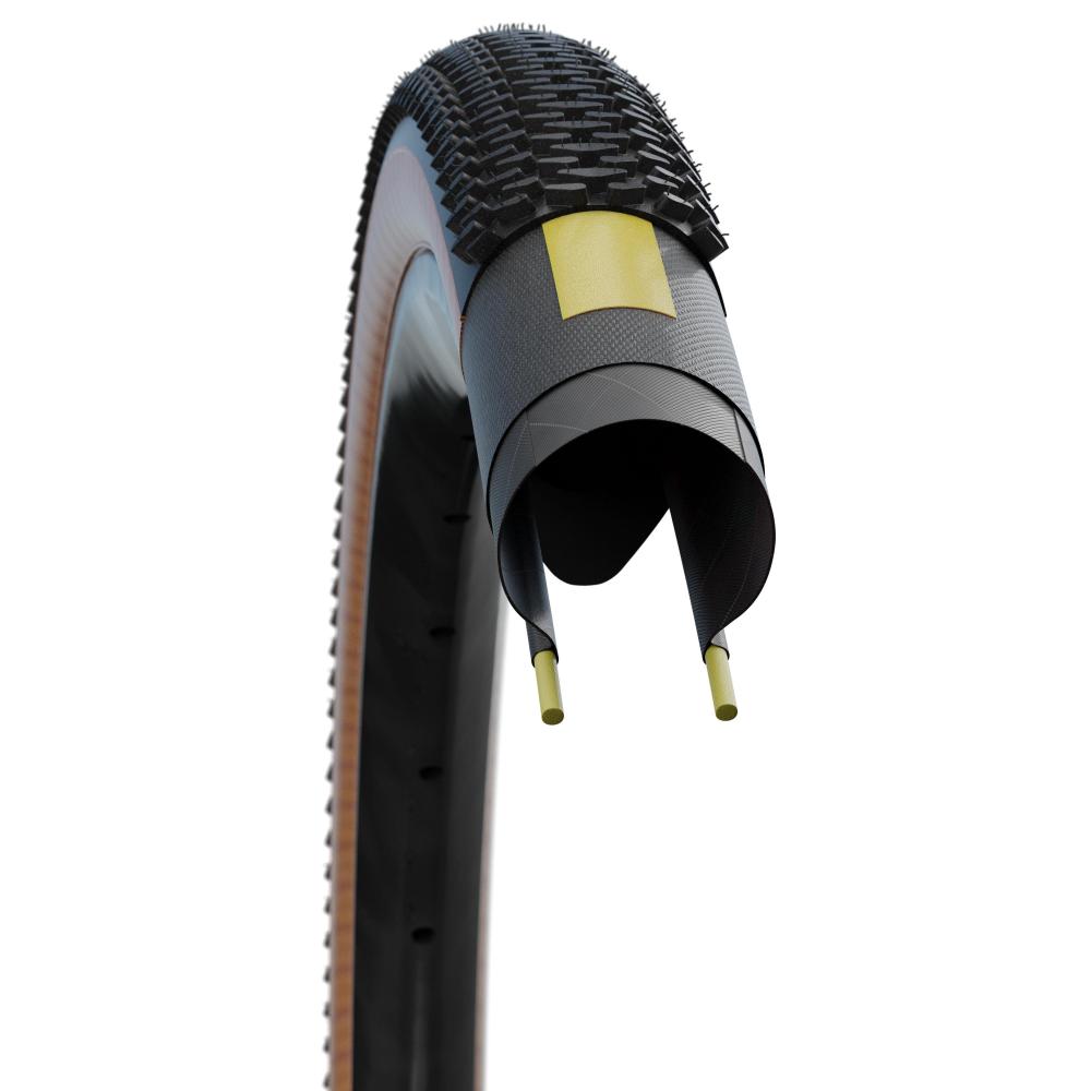 Schwalbe Reifen G-ONE R 28x1.35\" 35-622 schwarz/braun TLE E-25 HS610 faltbar