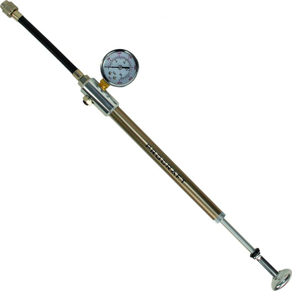 Procraft Federgabel-/ Dämpferpumpe Blow Up One Size Schwarz/silber - präzises Fahrwerks-Tuning