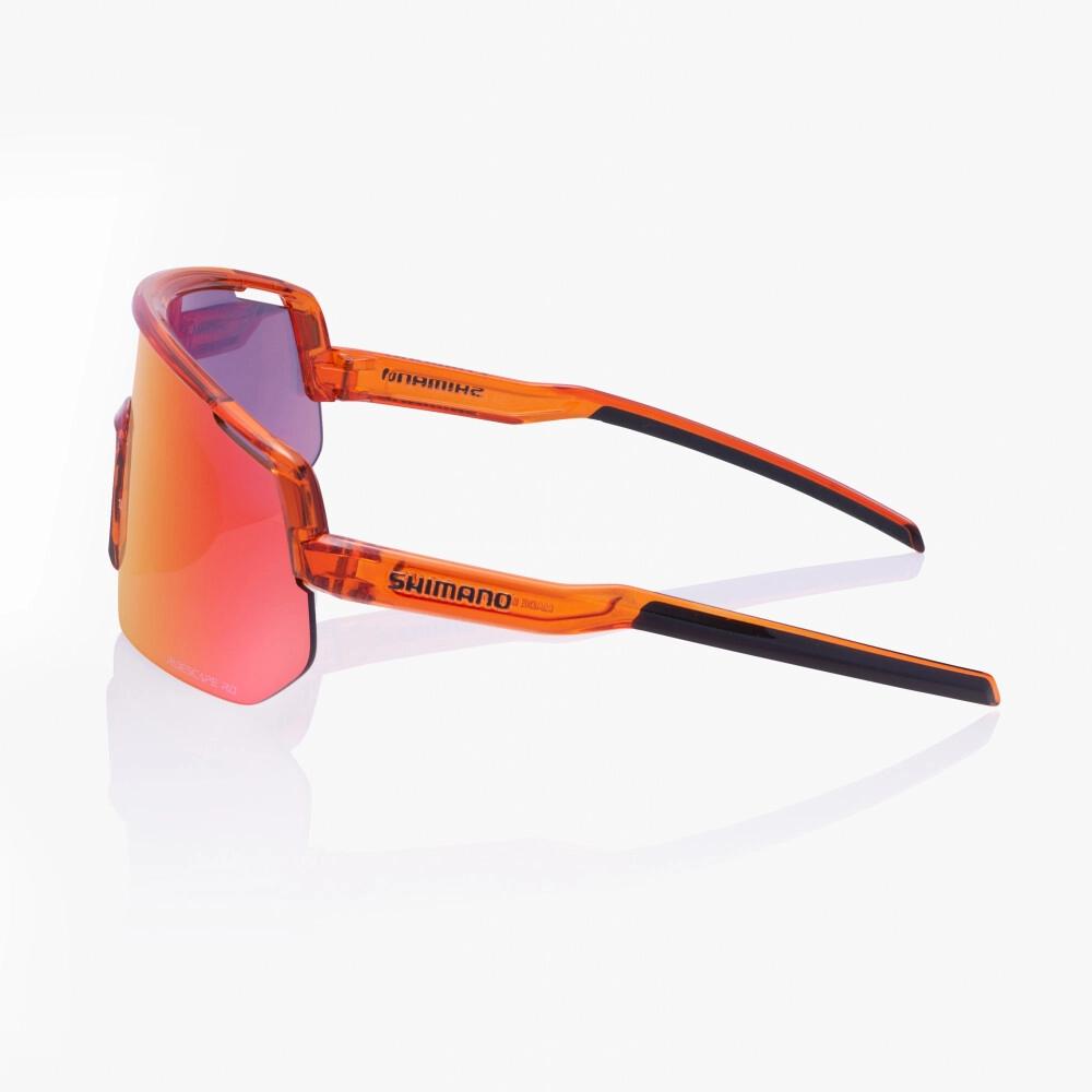 SHIMANO BRILLE TECHNIUM 2 L RIDESCAPE RD ORANGE SAPPHIRE L - Performance-Radbrille mit klarer Sicht