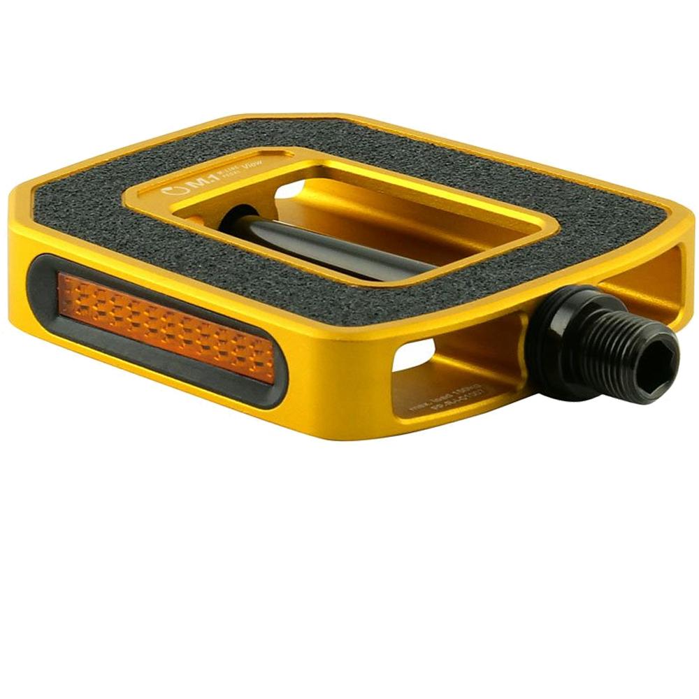 by.schulz M.1 View Plattformpedal Größe M Gold - bis 150 kg, StVZO konform