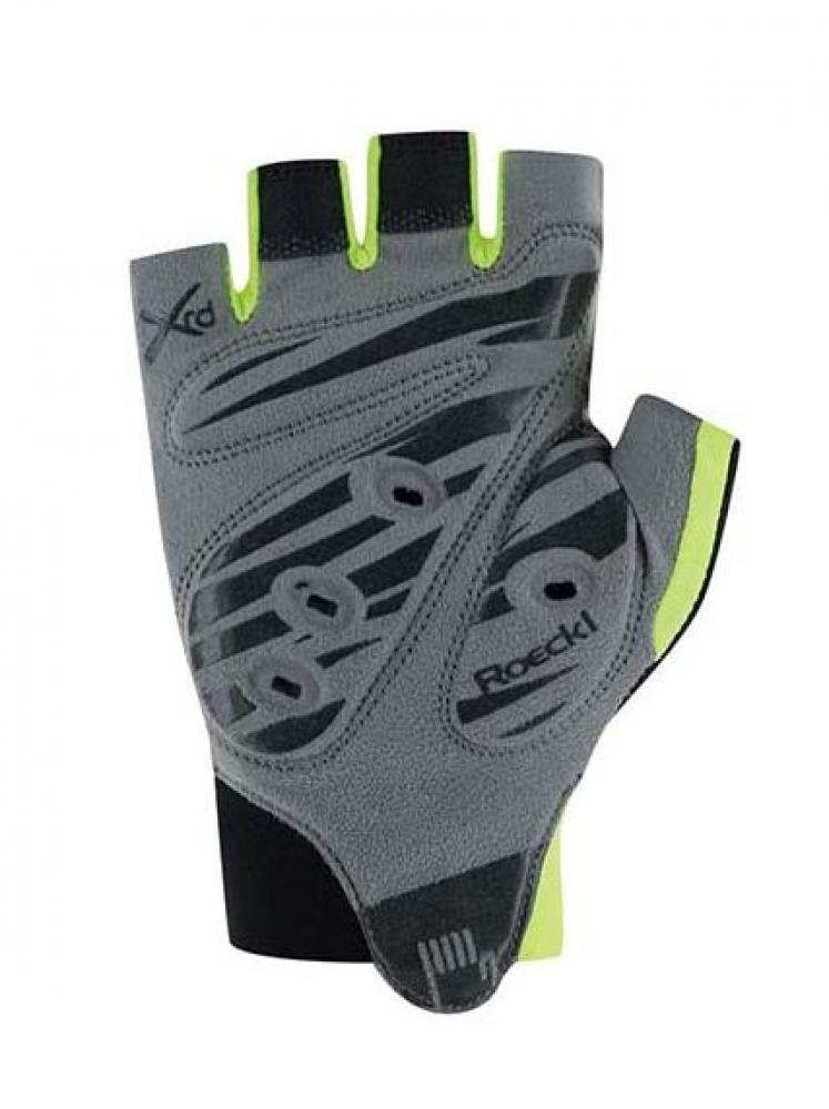 Roeckl Sports High Performance Bike Fingerhandschuhe Ivory 2 schwarz gelb Größe 10