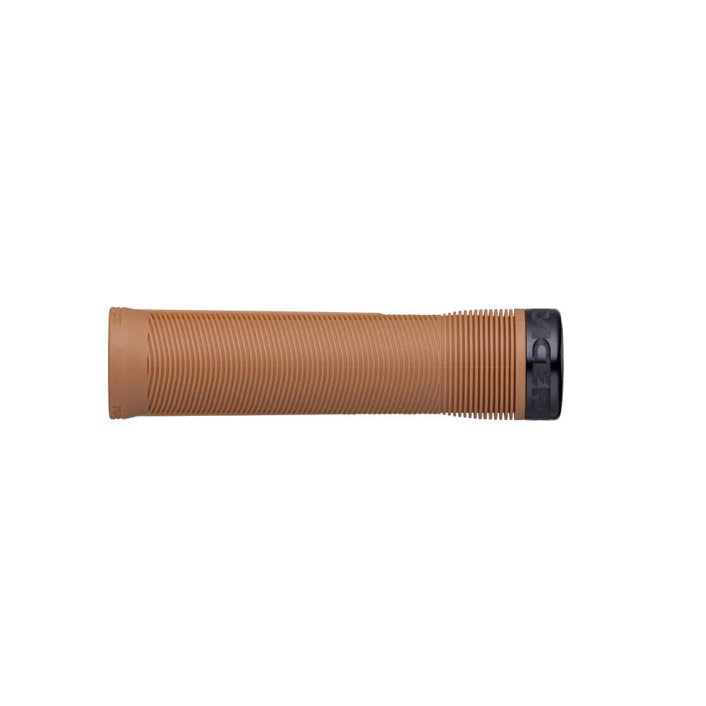 Race Face Chester Lock-On Griff 136/34mm gum/black braun, schwarz - sicherer Halt am Lenker