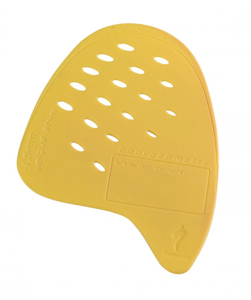 Specialized BG Internal Valgus Wedge 2PK 49-50 YELLOW - Stabilität und Komfort im Radschuh - BG FITTING