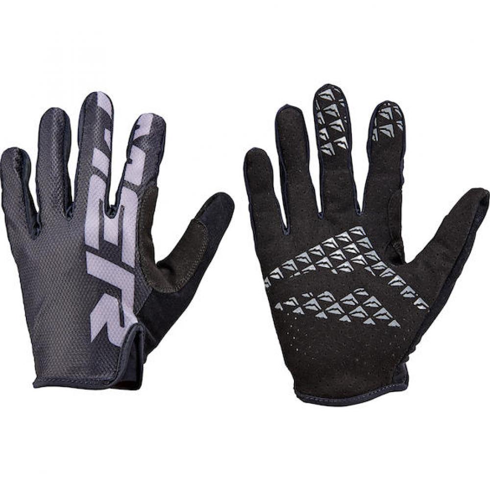 Merida Handschuhe TRAIL schwarz/grau S Schwarz/grau - atmungsaktive MTB-Fahrradhandschuhe