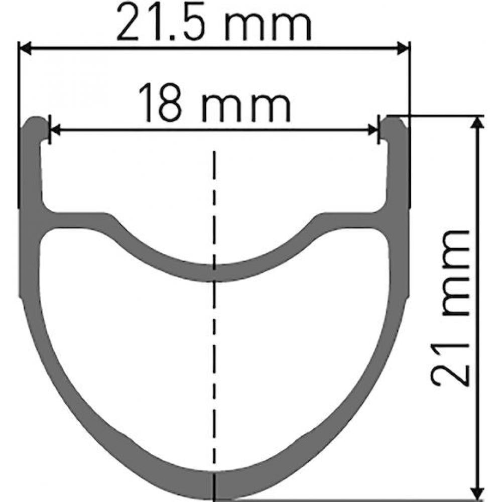 DT Swiss Felge RR 411 28"/700C 32 Loch Schwarz - leichte, steife Rennradelge