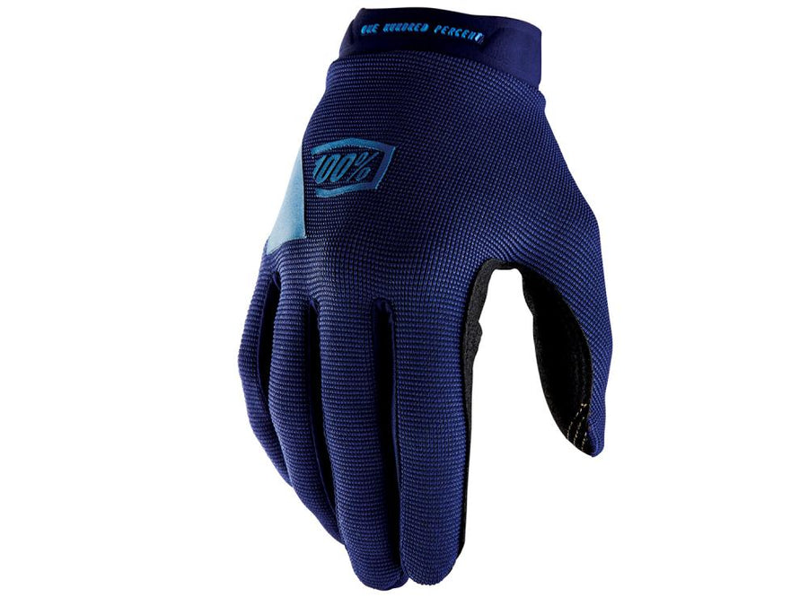 100% Ridecamp Gloves XL Navy/Slate - komfortable MTB-Handschuhe mit Top-Grip