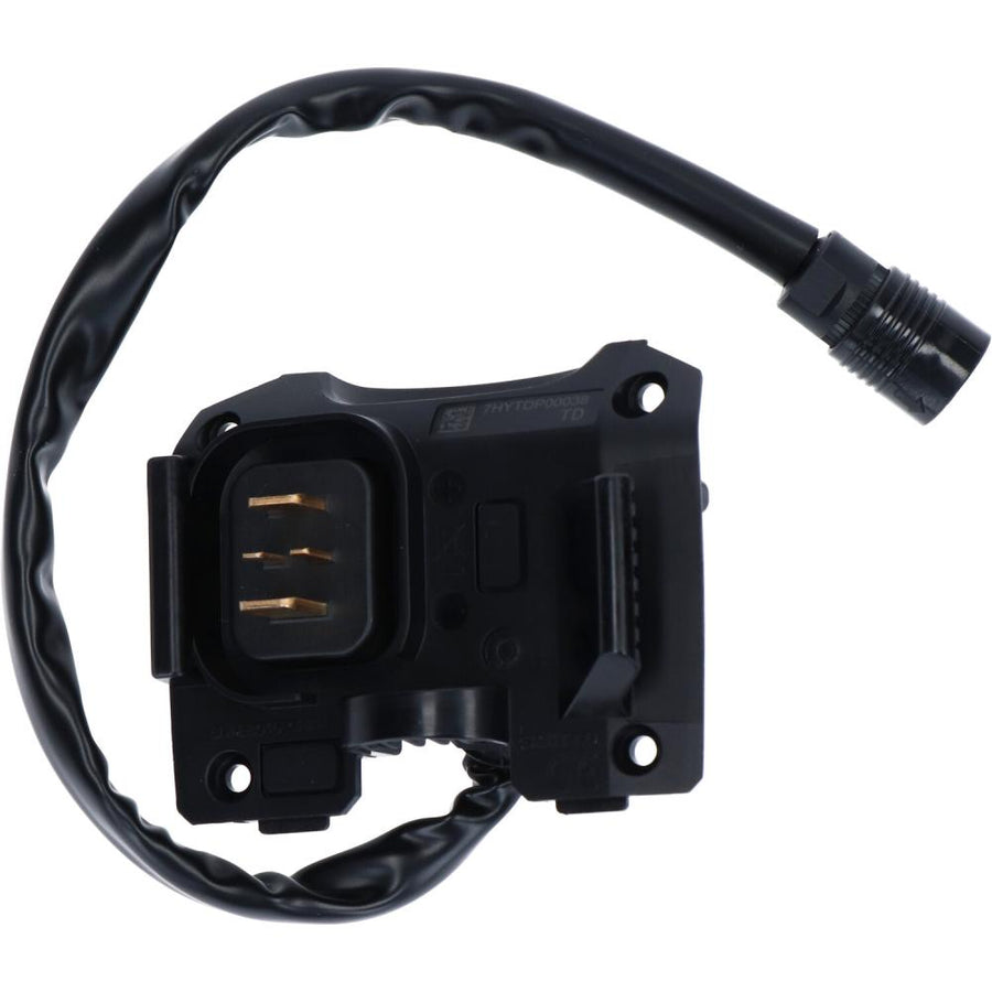 SHIMANO Kabelsteckereinheit BM-E8016 600 mm für E-Bike Systeme, schwarzer Stecker mit Kabel.