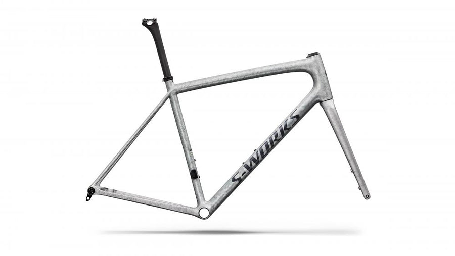 Specialized Aethos Rahmenset - Shadow Silver/Silver Dust/Black Pearl - Größe 61 - Rennrad