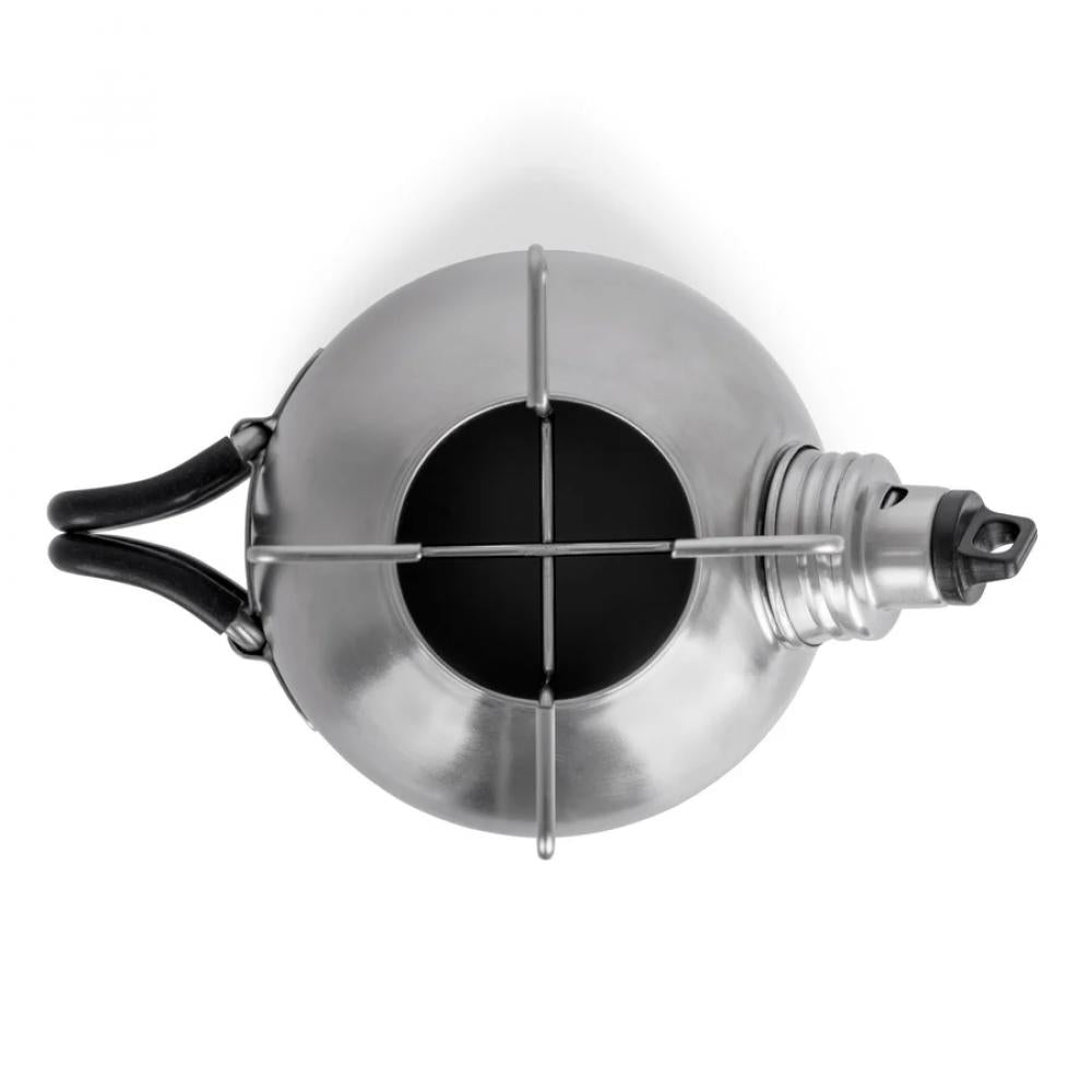 Petromax Feuerkanne Edelstahl 1,5 l  Autarker Outdoor-Wasserkocher mit Doppelwand, schneller Erhitzung durch Kamineffekt, ideal für Camping und Trekking