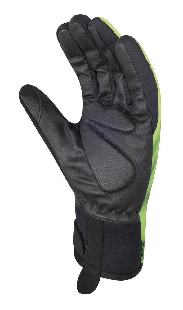 CHIBA 2nd Skin - wasserdichte Softshell Radhandschuhe neongelb XXL