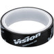 Vision Tubeless Felgenband Road 21 mm Schwarz-weiß - zuverlässige Abdichtung für Tubeless-Laufräder