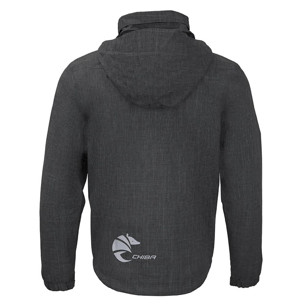 CHIBA Allweather Jacke - wasserdicht, winddicht, atmungsaktiv, Größe 4XL, dunkelgrau