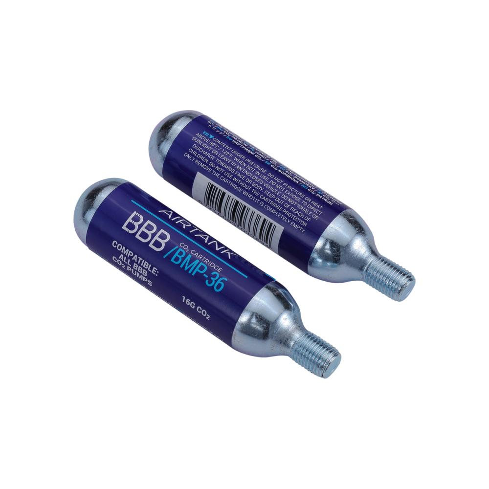 BBB Cycling BBB Cartidges Co2 Airtanks (10) silber - schnelle CO2-Nachfüllkartuschen