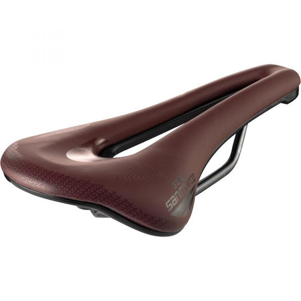 Selle San Marco Sattel Shortfit 2.0 Supercomfort Racing 140 x 255 mm Brick Red - maximaler Komfort & Performance
