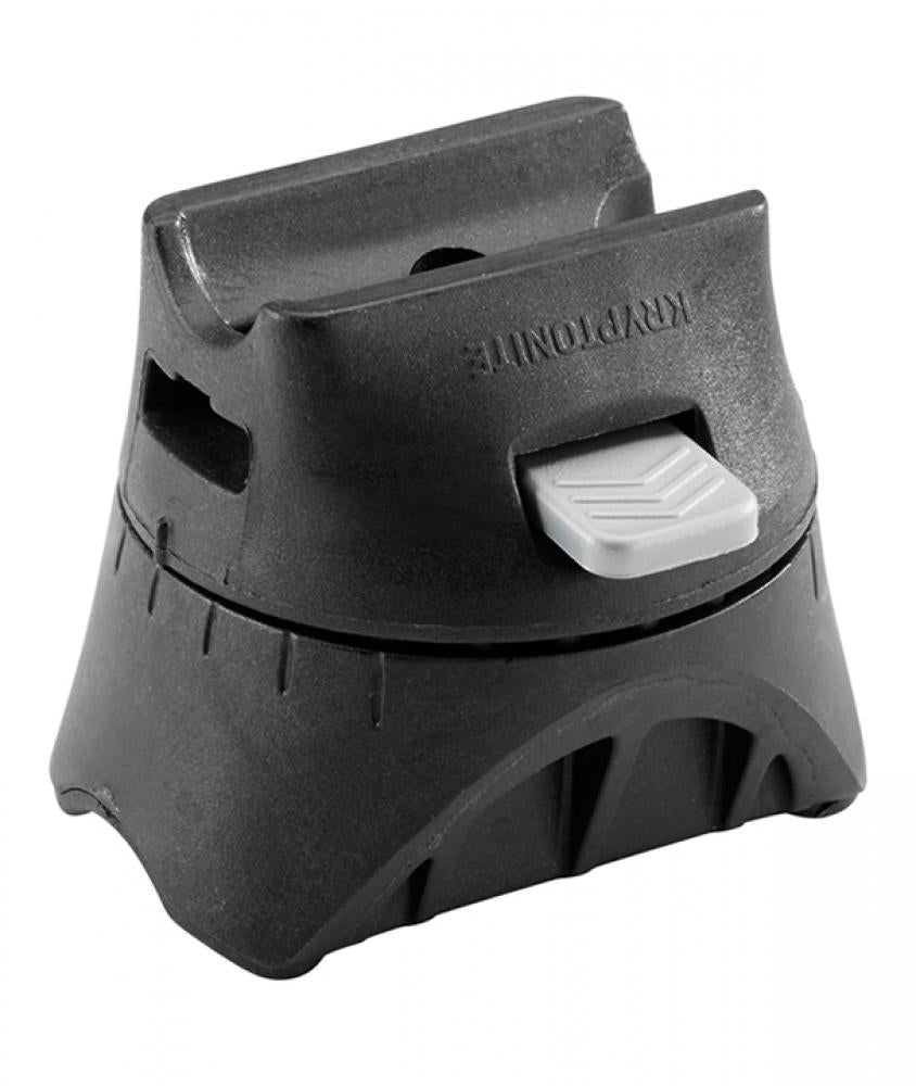 Kryptonite KryptoLok Mini-7 Bügelschloss 12,7 Millimeter 17,8 x 8,2 Zentimeter gehärteter Stahl orange inkl. FlexFrame Halterung