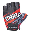 CHIBA Kids - Kinder Radhandschuhe XS rot, atmungsaktiv mit Griptec-Innenhand