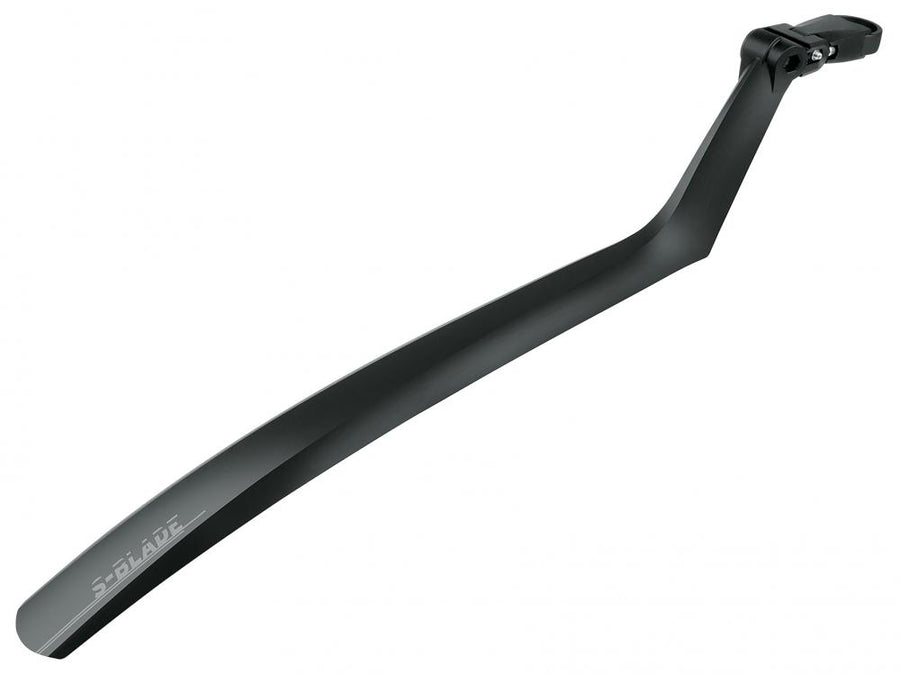 SKS S-BLADE Hinterrad-Schutzblech Fixed 28" - schwarz, bis 35 mm, leicht & robust, einfache Montage, ideal für Rennrädern Gravelbikes und Cyclocross