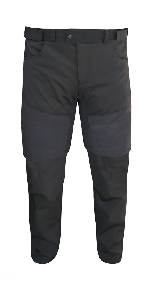 CHIBA Thermo Zip-Off-Hose - wasserdicht, winddicht, atmungsaktiv, Zip-Off, Gr. L, schwarz