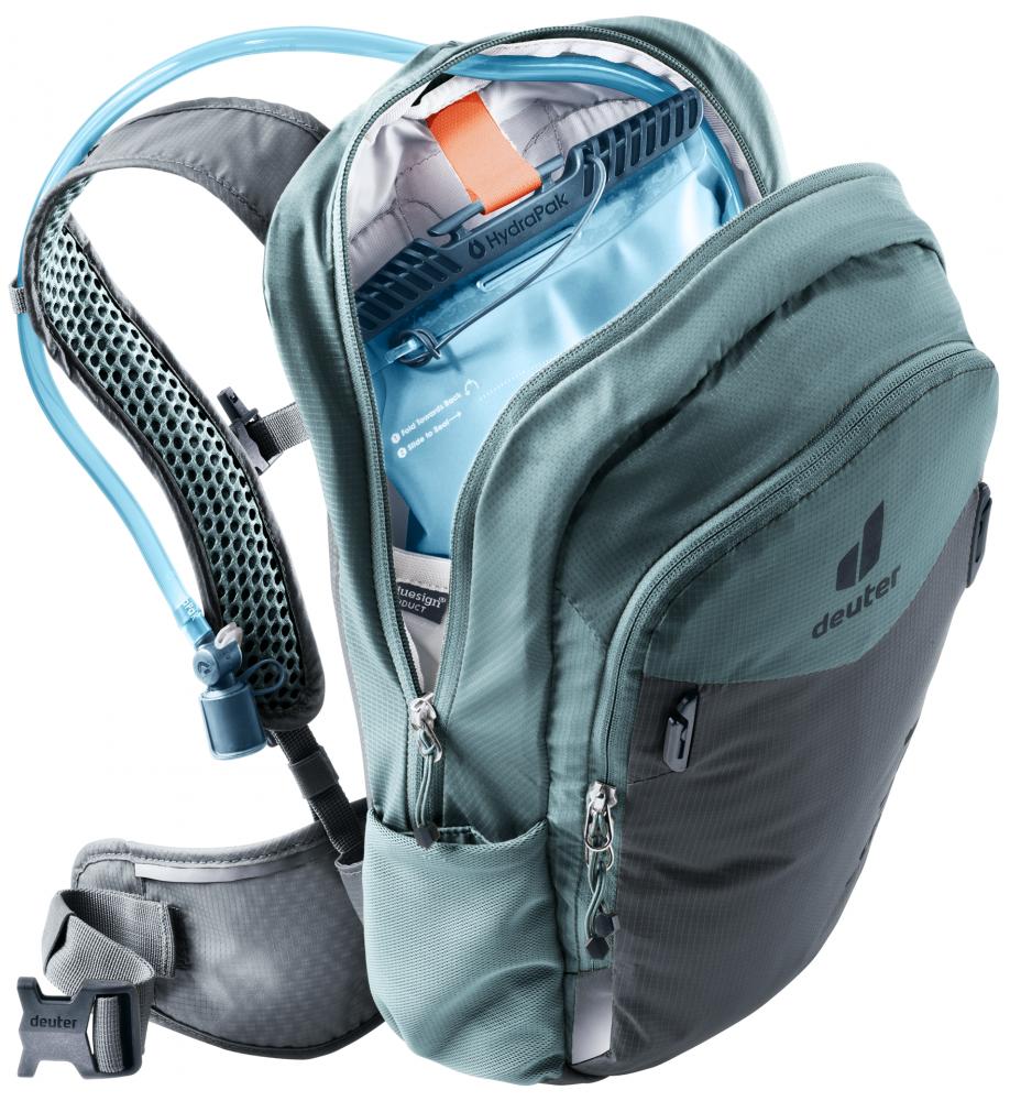Deuter Compact 8 JR Fahrradrucksack 8 Liter graphite - Leichter Mountainbike-Rucksack 520 g