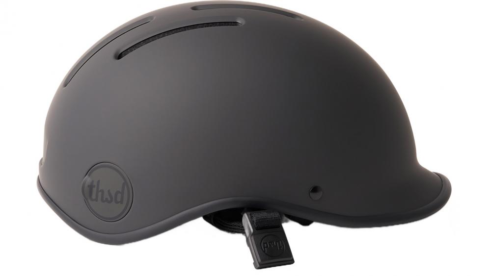 Thousand Heritage 2.0 Fahrradhelm Stealth Black S (54 - 57 cm) - stilvoller Urban-Helm mit Magnetverschluss, Belüftung, abnehmbares Visier