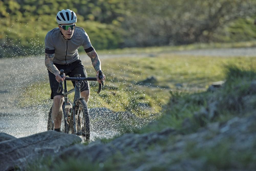 SKS Speedrocker Schutzblechset 28" für Gravelbikes und Rennräder, Reifenbreite 23-42 mm, schwarz, Doppelspoiler vorne, ausziehbare Verlängerung hinten