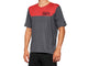 100% Airmatic Short Sleeve Jersey S Charcoal/Racer Red - atmungsaktives MTB-Trikot