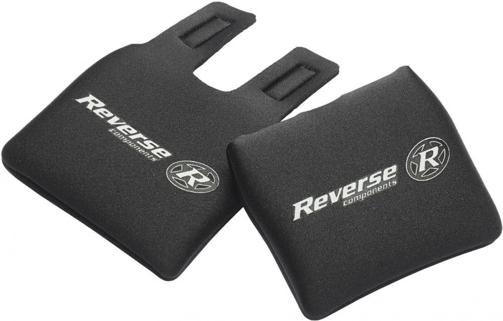 Reverse Pedal Pocket Set Reißfester dicker Neopren 100x120mm mit Klettverschluss schwarz
