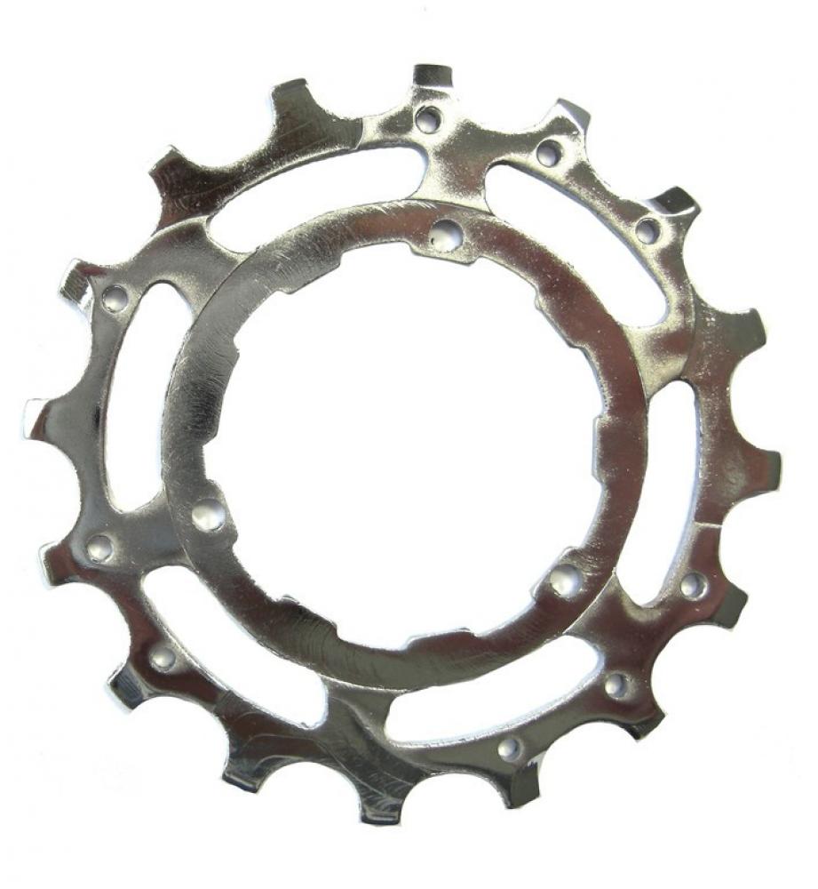 Stronglight 16Z Stahlritzel silber für Shimano Kassette.