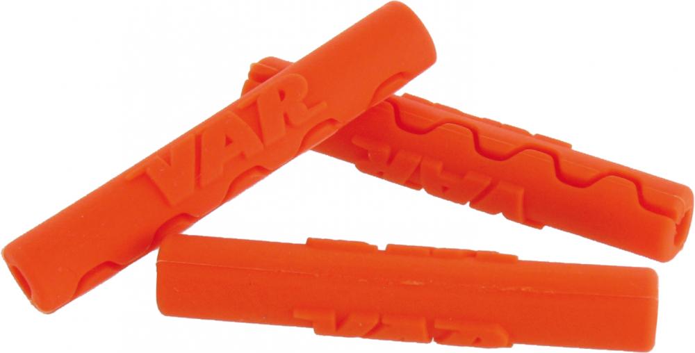 VAR 50 Stk. Rahmenschutz 4 mm Orange - Schutzkappen für Schaltaußenhüllen