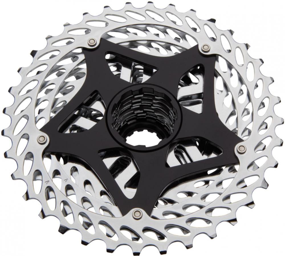 SRAM Kassette PG-1030 10-fach 11-36T, silber-schwarz, robuste Schaltperformance für MTB & Road.
